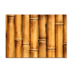 Brown Bamboo Texture  Sticker A4 (100 Pack) by nateshop