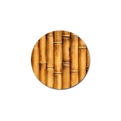 Brown Bamboo Texture  Golf Ball Marker