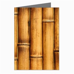 Brown Bamboo Texture  Greeting Cards (Pkg of 8)