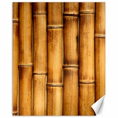 Brown Bamboo Texture  Canvas 16  X 20  by nateshop