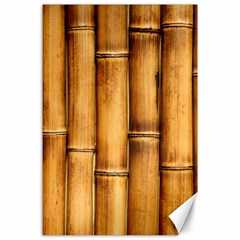 Brown Bamboo Texture  Canvas 24  X 36  by nateshop