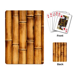 Brown Bamboo Texture  Playing Cards Single Design (rectangle) by nateshop