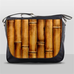 Brown Bamboo Texture  Messenger Bag