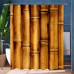 Brown Bamboo Texture  Shower Curtain 60  x 72  (Medium)  60 x72  Curtain