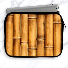 Brown Bamboo Texture  Apple Ipad 2/3/4 Zipper Cases by nateshop