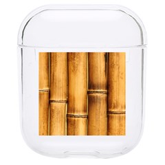 Brown Bamboo Texture  Hard Pc Airpods 1/2 Case by nateshop