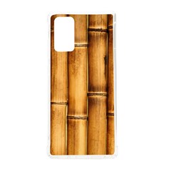 Brown Bamboo Texture  Samsung Galaxy Note 20 Tpu Uv Case by nateshop