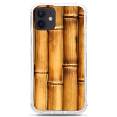 Brown Bamboo Texture  iPhone 12 mini TPU UV Print Case	