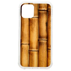 Brown Bamboo Texture  Iphone 12 Mini Tpu Uv Print Case	 by nateshop