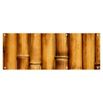 Brown Bamboo Texture  Banner and Sign 8  x 3  Front