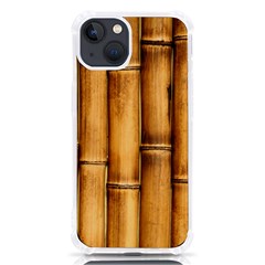 Brown Bamboo Texture  Iphone 13 Tpu Uv Print Case by nateshop