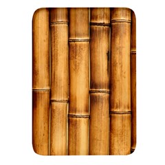 Brown Bamboo Texture  Rectangular Glass Fridge Magnet (4 Pack) by nateshop