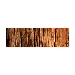 Brown Wooden Texture Sticker Bumper (10 Pack) by nateshop