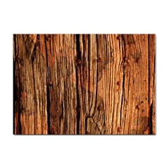 Brown Wooden Texture Sticker A4 (100 Pack) by nateshop