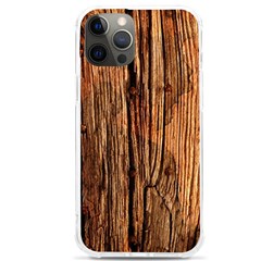 Brown Wooden Texture Iphone 12 Pro Max Tpu Uv Print Case by nateshop