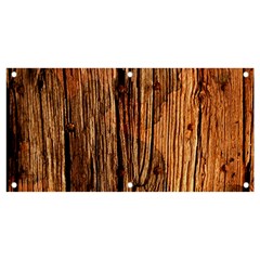 Brown Wooden Texture Banner And Sign 4  X 2  by nateshop