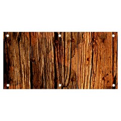 Brown Wooden Texture Banner And Sign 6  X 3  by nateshop