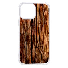 Brown Wooden Texture Iphone 13 Pro Max Tpu Uv Print Case by nateshop