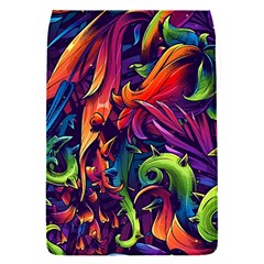 Colorful Floral Patterns, Abstract Floral Background Removable Flap Cover (s)