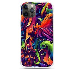 Colorful Floral Patterns, Abstract Floral Background Iphone 12 Pro Max Tpu Uv Print Case by nateshop