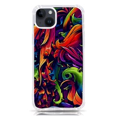 Colorful Floral Patterns, Abstract Floral Background Iphone 14 Plus Tpu Uv Print Case by nateshop