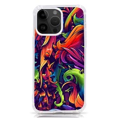 Colorful Floral Patterns, Abstract Floral Background Iphone 14 Pro Max Tpu Uv Print Case by nateshop