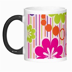 Colorful Flowers Pattern Floral Patterns Morph Mug by nateshop