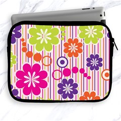 Colorful Flowers Pattern Floral Patterns Apple Ipad 2/3/4 Zipper Cases by nateshop