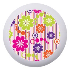 Colorful Flowers Pattern Floral Patterns Dento Box With Mirror by nateshop