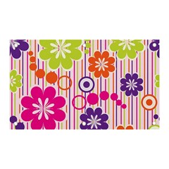 Colorful Flowers Pattern Floral Patterns Banner And Sign 5  X 3  by nateshop