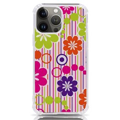 Colorful Flowers Pattern Floral Patterns Iphone 13 Pro Max Tpu Uv Print Case by nateshop