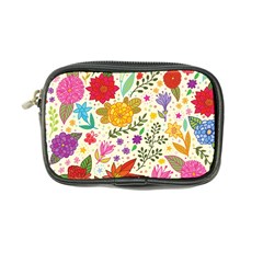 Colorful Flowers Pattern, Abstract Patterns, Floral Patterns Coin Purse