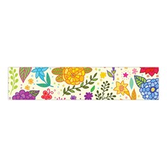 Colorful Flowers Pattern, Abstract Patterns, Floral Patterns Velvet Scrunchie