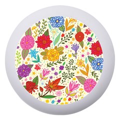 Colorful Flowers Pattern, Abstract Patterns, Floral Patterns Dento Box With Mirror by nateshop