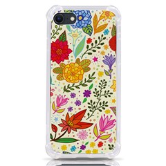 Colorful Flowers Pattern, Abstract Patterns, Floral Patterns iPhone SE