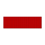 Ed Lego Texture Macro, Red Dots Background, Lego, Red Sticker Bumper (100 pack) Front