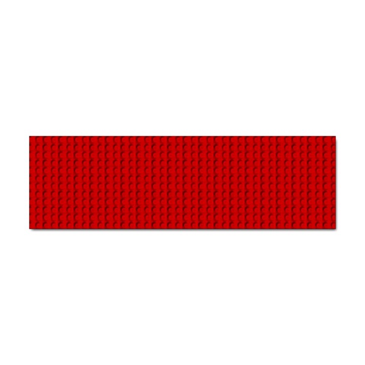 Ed Lego Texture Macro, Red Dots Background, Lego, Red Sticker Bumper (100 pack)