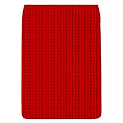 Ed Lego Texture Macro, Red Dots Background, Lego, Red Removable Flap Cover (s) by nateshop