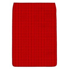 Ed Lego Texture Macro, Red Dots Background, Lego, Red Removable Flap Cover (l) by nateshop