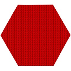 Ed Lego Texture Macro, Red Dots Background, Lego, Red Wooden Puzzle Hexagon by nateshop