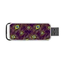 Feathers, Peacock, Patterns, Colorful Portable Usb Flash (two Sides) by nateshop