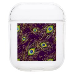 Feathers, Peacock, Patterns, Colorful Soft Tpu Airpods 1/2 Case