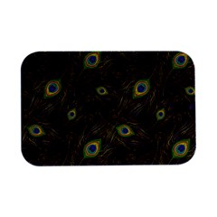 Feathers, Peacock, Patterns, Colorful Open Lid Metal Box (silver)   by nateshop