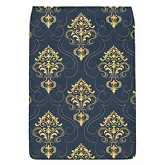 Floral Damask Pattern Texture, Damask Retro Background Removable Flap Cover (s)