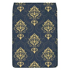 Floral Damask Pattern Texture, Damask Retro Background Removable Flap Cover (s) by nateshop