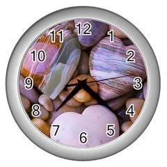 Hearts Of Stone, Full Love, Rock Wall Clock (silver)