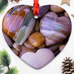 Hearts Of Stone, Full Love, Rock Ornament (heart) by nateshop