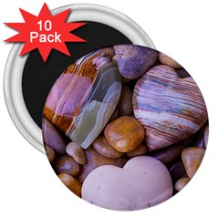 Hearts Of Stone, Full Love, Rock 3  Magnets (10 Pack) 