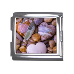 Hearts Of Stone, Full Love, Rock Mega Link Italian Charm (18mm) by nateshop