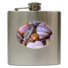 Hearts Of Stone, Full Love, Rock Hip Flask (6 Oz) by nateshop